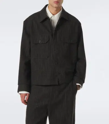 Studio Nicholson Kelver striped cotton and wool-blend jacket | Thumbnail 6