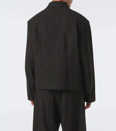 Studio Nicholson Kelver striped cotton and wool-blend jacket | Thumbnail 7