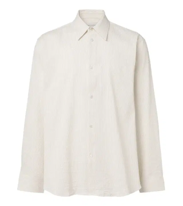 Studio Nicholson View striped cotton and linen shirt