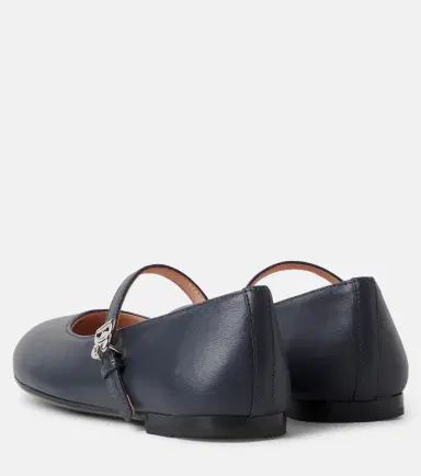 Dolce & Gabbana Kids DG leather Mary Jane flats | Thumbnail 3 Dolce & Gabbana Kids DG leather Mary Jane flats | Thumbnail 3