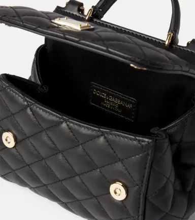 Dolce & Gabbana Kids Quilted leather top-handle bag | Thumbnail 4 Dolce & Gabbana Kids Quilted leather top-handle bag | Thumbnail 4