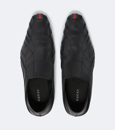 Gucci Web Stripe leather slip-on shoes | Thumbnail 5 Gucci Web Stripe leather slip-on shoes | Thumbnail 5