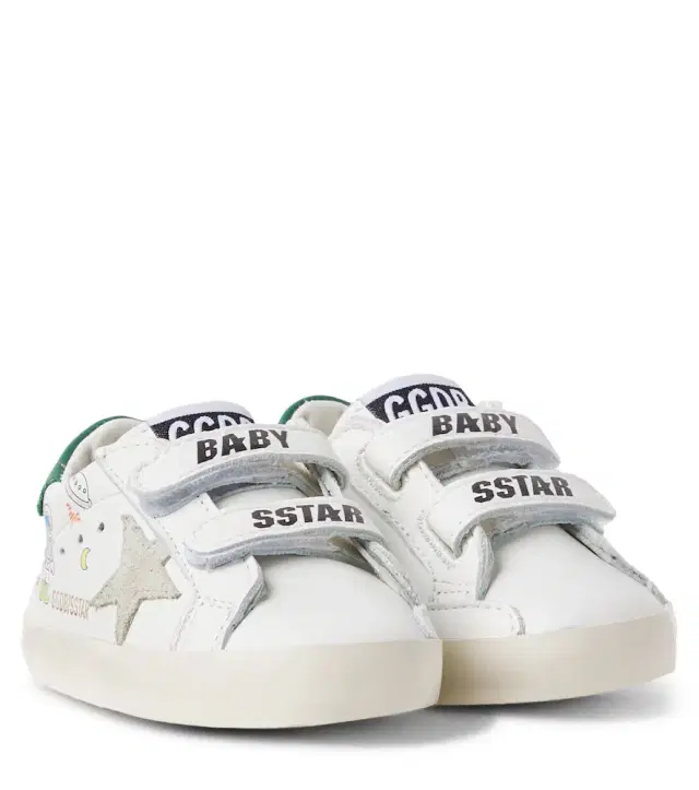 Golden Goose Kids Baby Old School leather sneakers
