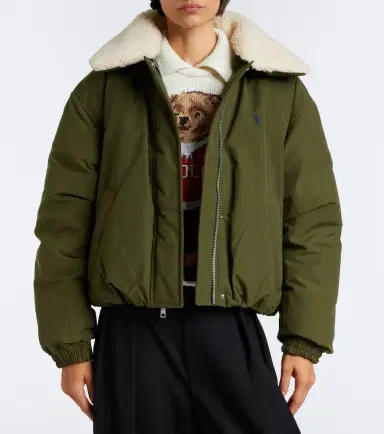 Polo Ralph Lauren Teddy-trimmed technical down jacket | Thumbnail 3