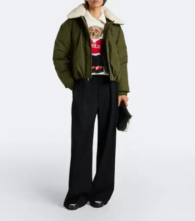 Polo Ralph Lauren Teddy-trimmed technical down jacket | Thumbnail 5