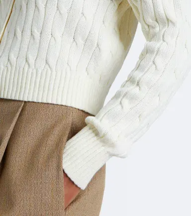 Polo Ralph Lauren Cable-knit cotton cardigan | Thumbnail 3