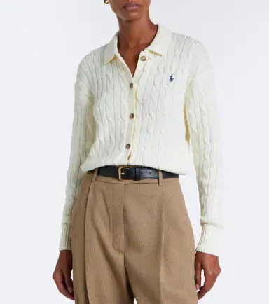 Polo Ralph Lauren Cable-knit cotton cardigan | Thumbnail 5