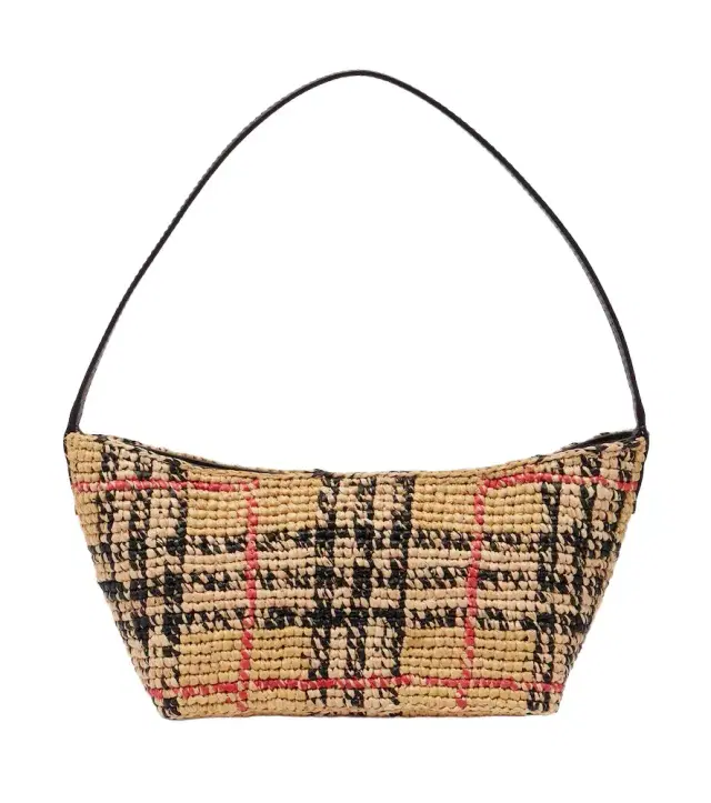 Margate Mini raffia shoulder bag