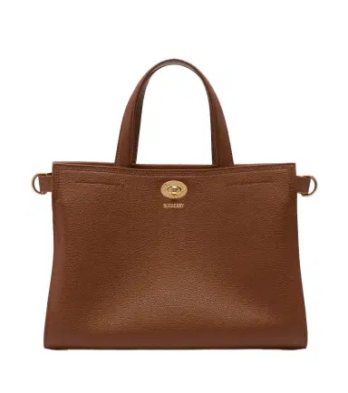 Burberry Check Small leather top-handle bag | Thumbnail 1 Burberry Check Small leather top-handle bag | Thumbnail 1