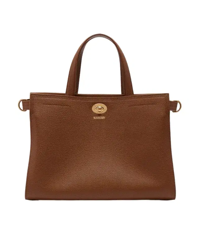 Burberry Check Small leather top-handle bag