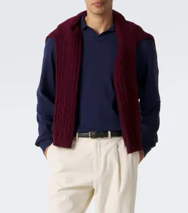 Rubinacci Cotton polo sweater | Thumbnail 3
