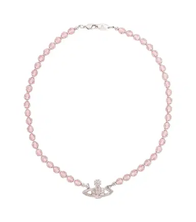 Vivienne Westwood Messaline crystal-embellished choker | Thumbnail 1 Vivienne Westwood Messaline crystal-embellished choker | Thumbnail 1