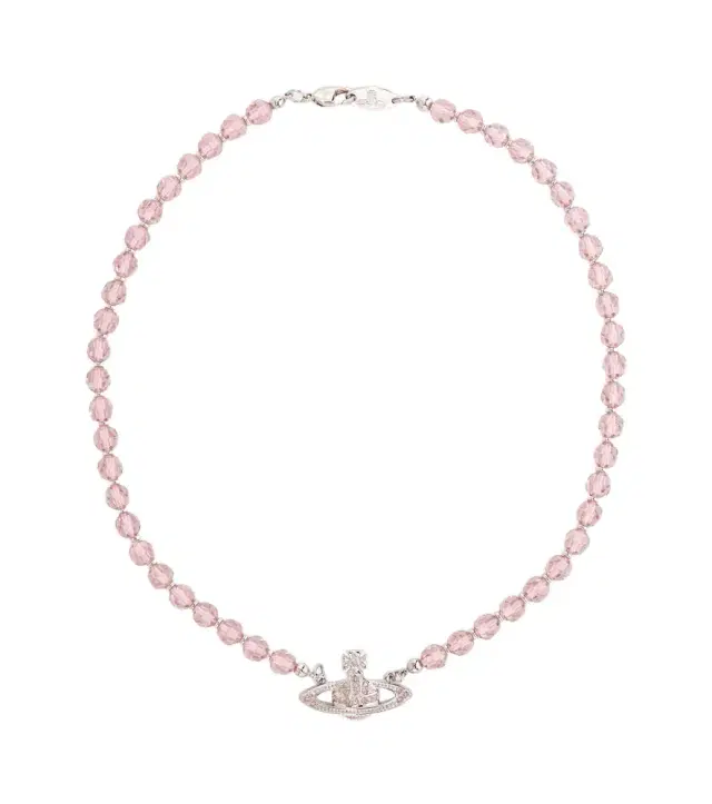 Vivienne Westwood Messaline crystal-embellished choker