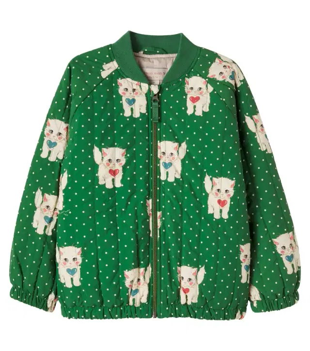 Konges Slojd Konges Sløjd Juno printed padded bomber jacket