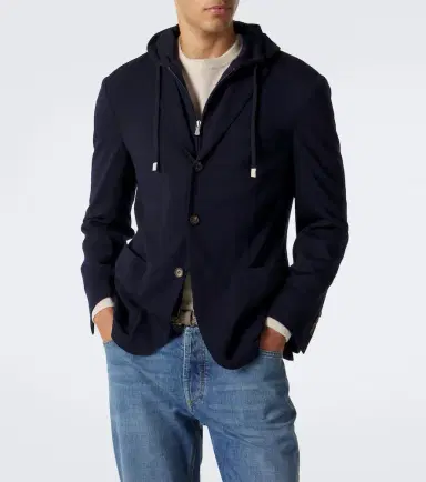 ELEVENTY Hooded layered wool blazer | Thumbnail 3 ELEVENTY Hooded layered wool blazer | Thumbnail 3