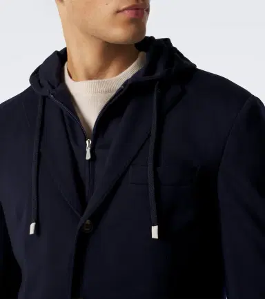 ELEVENTY Hooded layered wool blazer | Thumbnail 5 ELEVENTY Hooded layered wool blazer | Thumbnail 5