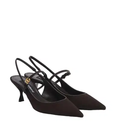 Dolce & Gabbana DG suede slingback pumps | Thumbnail 1