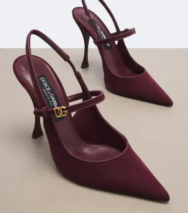 Dolce & Gabbana DG suede slingback pumps | Thumbnail 2