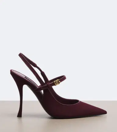Dolce & Gabbana DG suede slingback pumps | Thumbnail 3