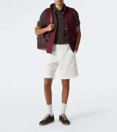 Brunello Cucinelli Logo cotton piqué polo shirt | Thumbnail 3