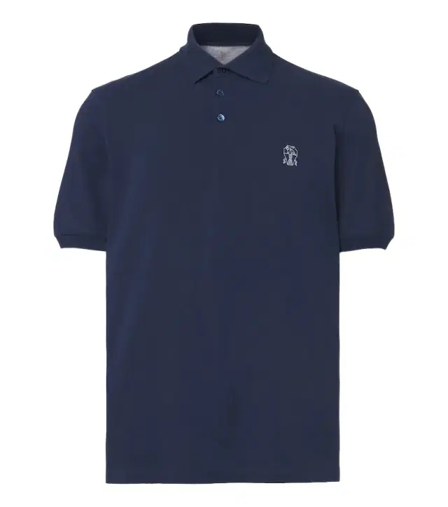 Logo cotton piqué polo shirt