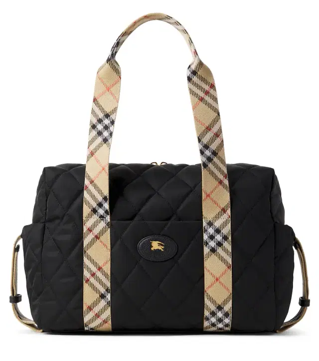 Burberry Kids Burberry Check quilted diaper bag