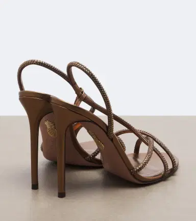 Aquazzura Horizon Crystal leather slingback sandals | Thumbnail 4 Aquazzura Horizon Crystal leather slingback sandals | Thumbnail 4