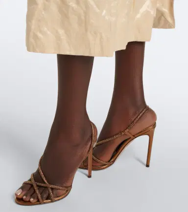 Aquazzura Horizon Crystal leather slingback sandals | Thumbnail 6 Aquazzura Horizon Crystal leather slingback sandals | Thumbnail 6