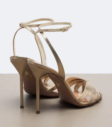 Aquazzura Soulmate metallic leather sandals | Thumbnail 2 Aquazzura Soulmate metallic leather sandals | Thumbnail 2