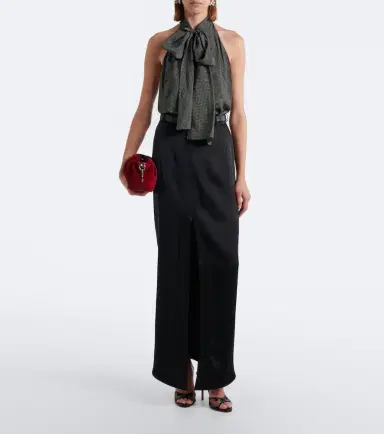 Christian Louboutin Miss Z lace-trimmed leather slingback sandals | Thumbnail 6