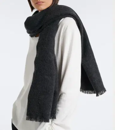 The Row Ingo cashmere scarf | Thumbnail 2 The Row Ingo cashmere scarf | Thumbnail 2