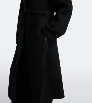 The Row Ciara wool and cashmere-blend wrap coat | Thumbnail 4
