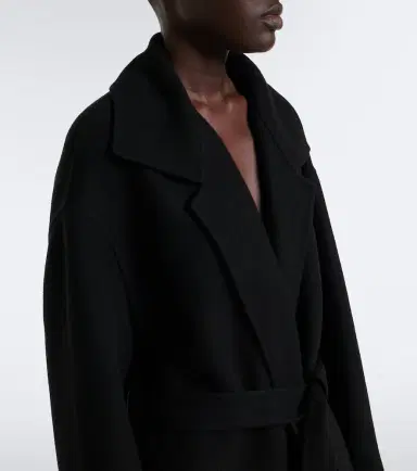 The Row Ciara wool and cashmere-blend wrap coat | Thumbnail 5