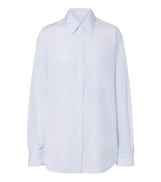 The Row Gavina cotton chambray shirt