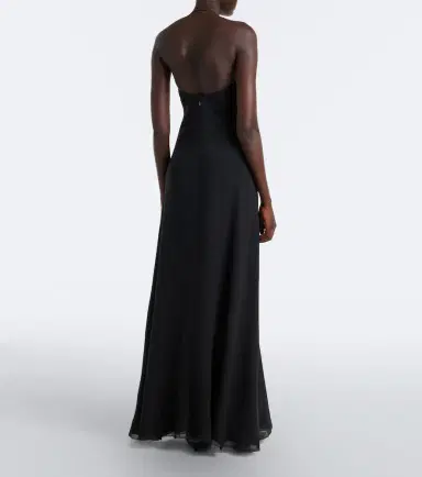 The Row Javier silk georgette gown | Thumbnail 4 The Row Javier silk georgette gown | Thumbnail 4