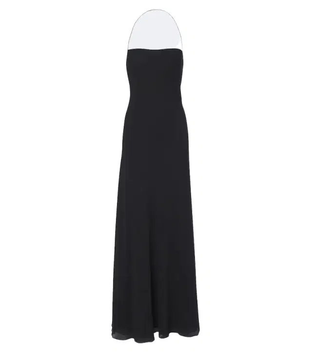 The Row Javier silk georgette gown