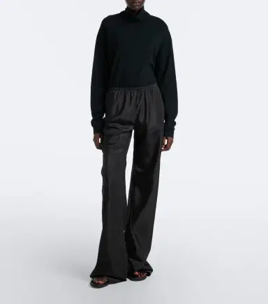 The Row Gala silk taffeta wide-leg pants | Thumbnail 3 The Row Gala silk taffeta wide-leg pants | Thumbnail 3