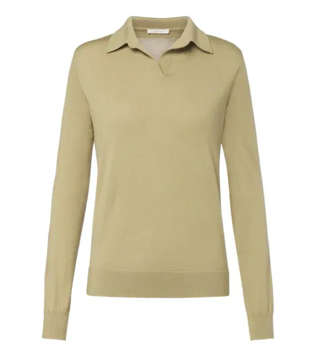The Row Pauli wool and silk polo sweater