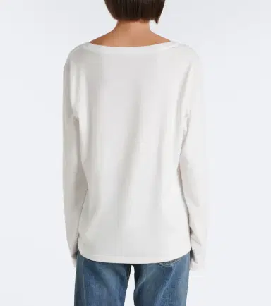 The Row Kalto cotton jersey top | Thumbnail 2