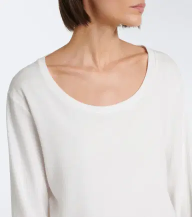 The Row Kalto cotton jersey top | Thumbnail 5