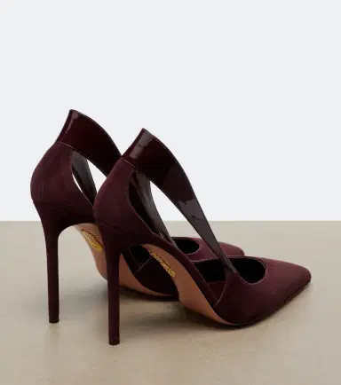 Aquazzura Dangerous Liaisons suede pumps | Thumbnail 3 Aquazzura Dangerous Liaisons suede pumps | Thumbnail 3
