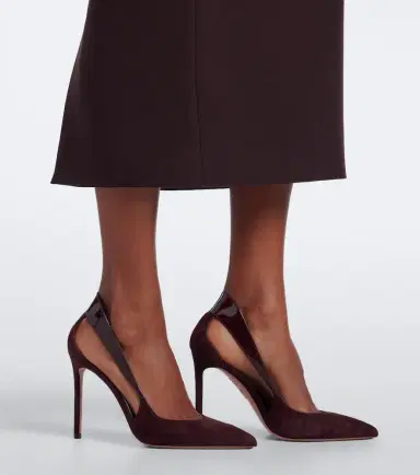 Aquazzura Dangerous Liaisons suede pumps | Thumbnail 5 Aquazzura Dangerous Liaisons suede pumps | Thumbnail 5