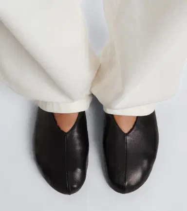 The Row Stella shearling-trimmed leather ballet flats | Thumbnail 6 The Row Stella shearling-trimmed leather ballet flats | Thumbnail 6