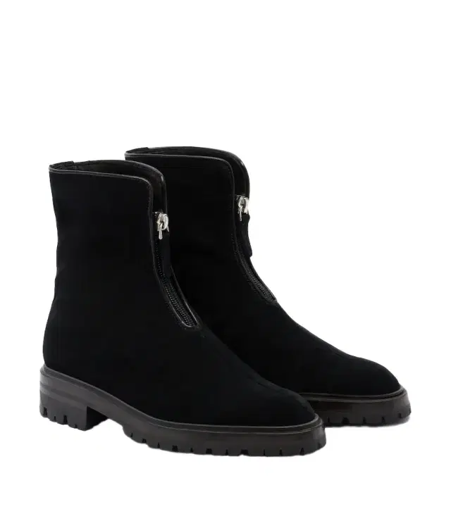 The Row Hike suede ankle boots