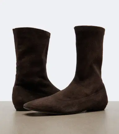 The Row Cindy suede ankle boots | Thumbnail 3 The Row Cindy suede ankle boots | Thumbnail 3