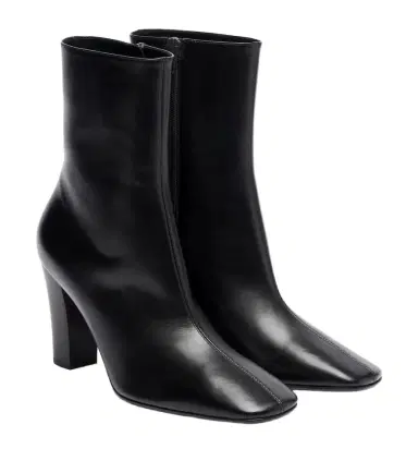 The Row Cindy leather ankle boots | Thumbnail 1 The Row Cindy leather ankle boots | Thumbnail 1