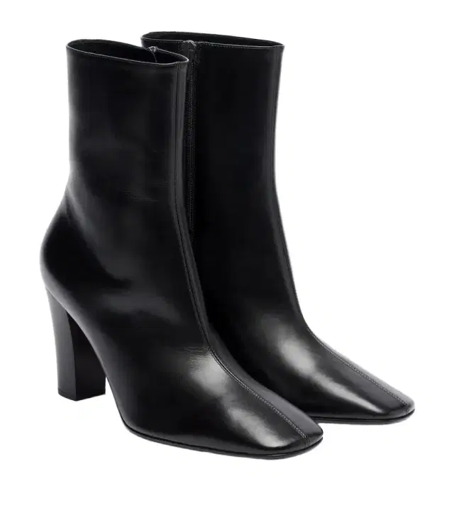 The Row Cindy leather ankle boots