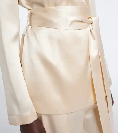 Joseph Archer belted silk satin jacket | Thumbnail 6