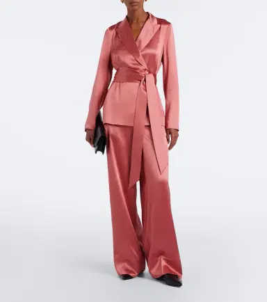 Joseph Archer belted silk satin jacket | Thumbnail 5