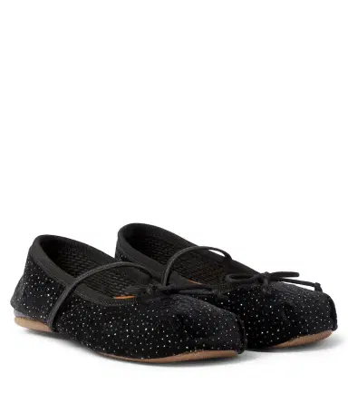 PePe PèPè Embellished velvet ballet flats | Thumbnail 1 PePe PèPè Embellished velvet ballet flats | Thumbnail 1